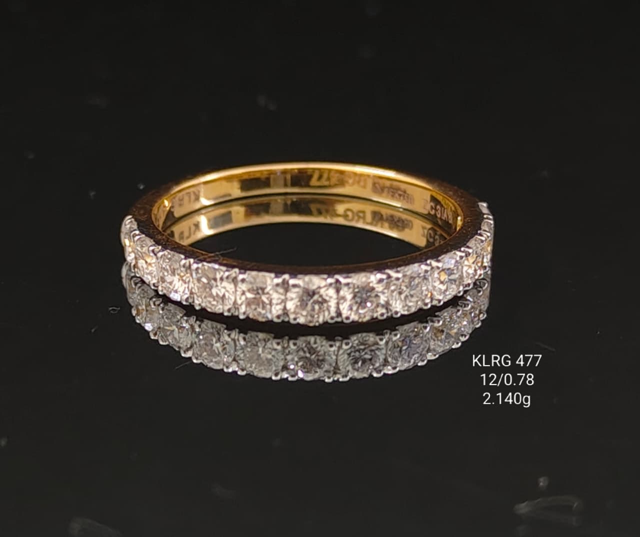 0.78Ct of Ring With Purity of 18K