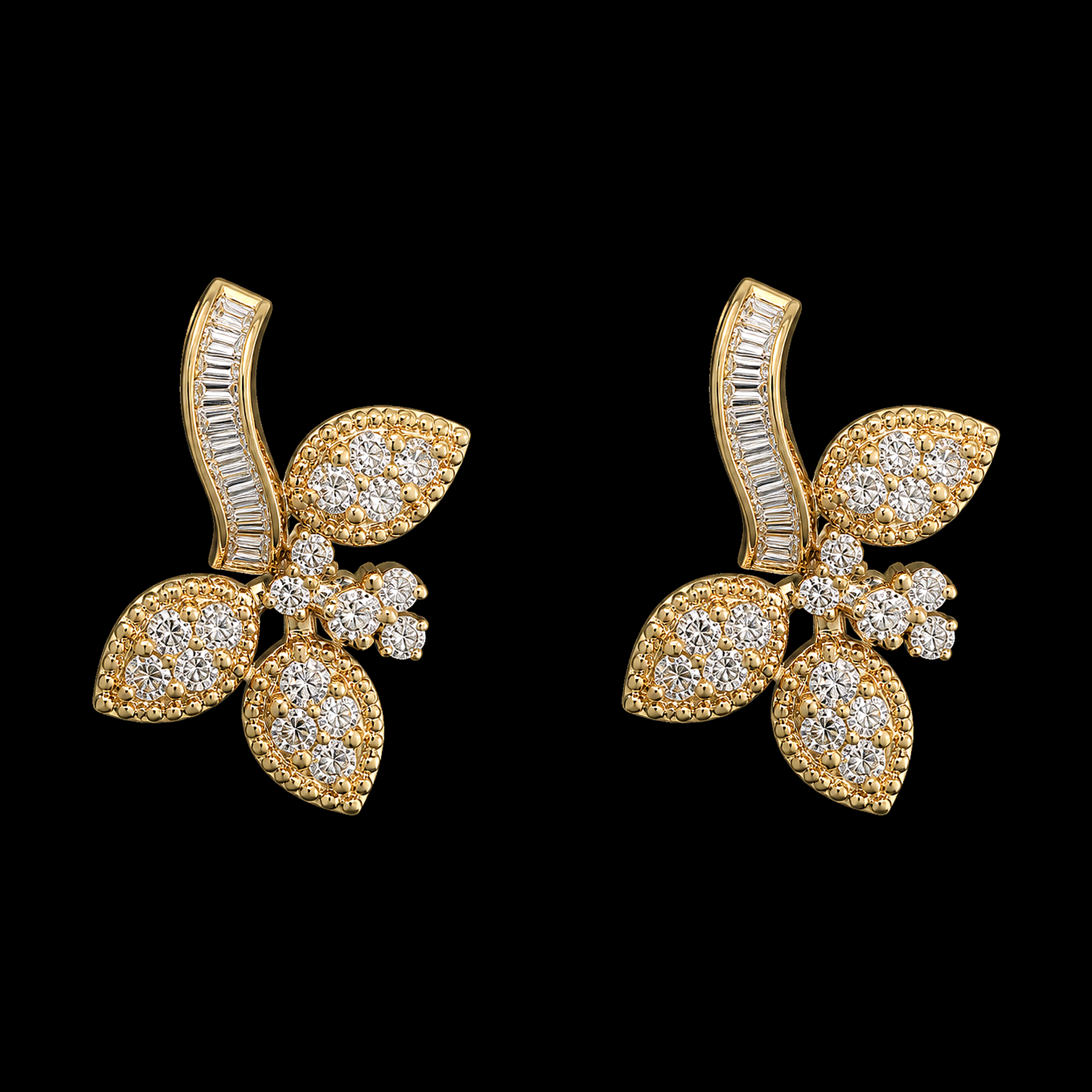 0.67Ct of Locket Earring With the Purity of 18K
