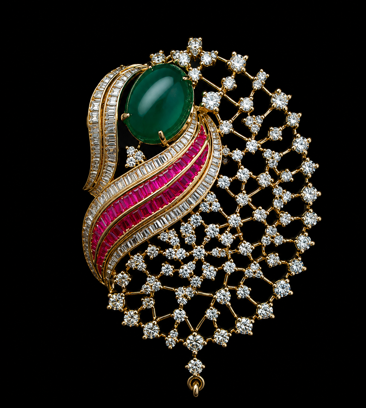 11.99Ct of Locket With the Purity of 18K