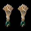 13.44Ct of Locket Earring With the Purity of 18K