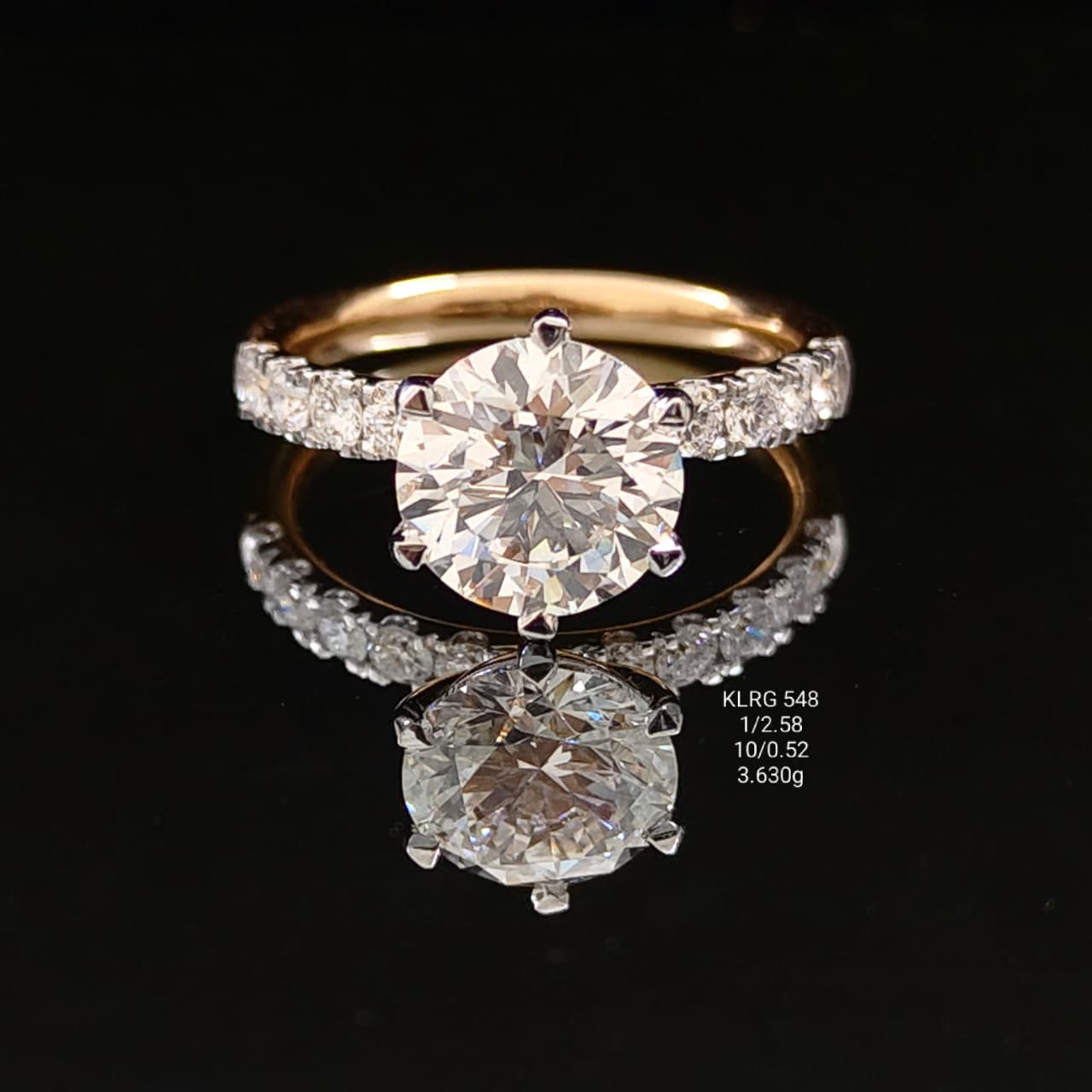 3.1Ct of Ring with the Purity of 18K
