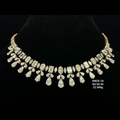 32.70 Ct of NECKLACE of Fancy Shaped Diamonds 14K
