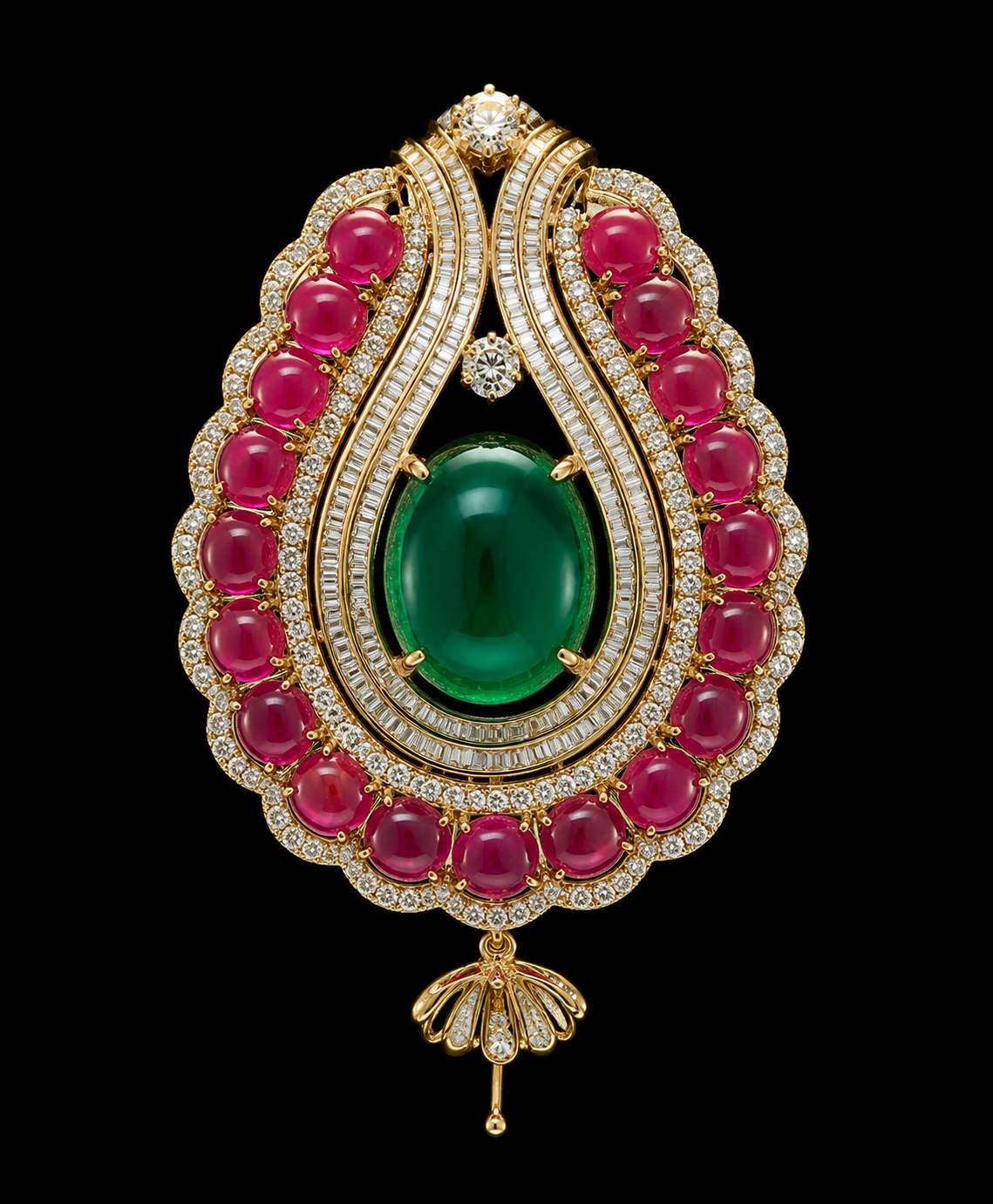 31.2Ct of Locket With the Purity of 18K