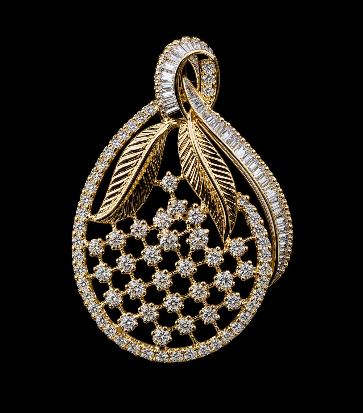 1.17Ct of Locket With the Purity of 18K