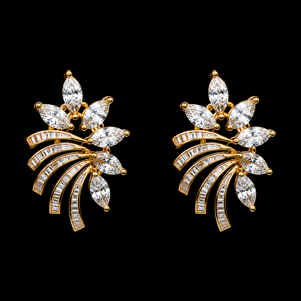 2.35Ct of Earring with the Purity of 18K