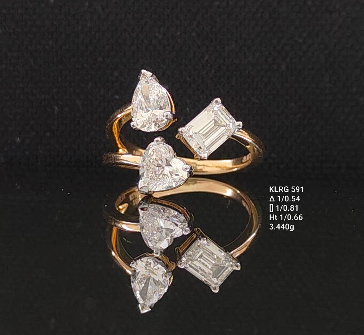2.01Ct of RIng with the Purity of 18K