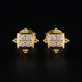 0.8Ct of Earring With The Purity of 18K