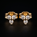 0.8Ct of Earring With The Purity of 18K