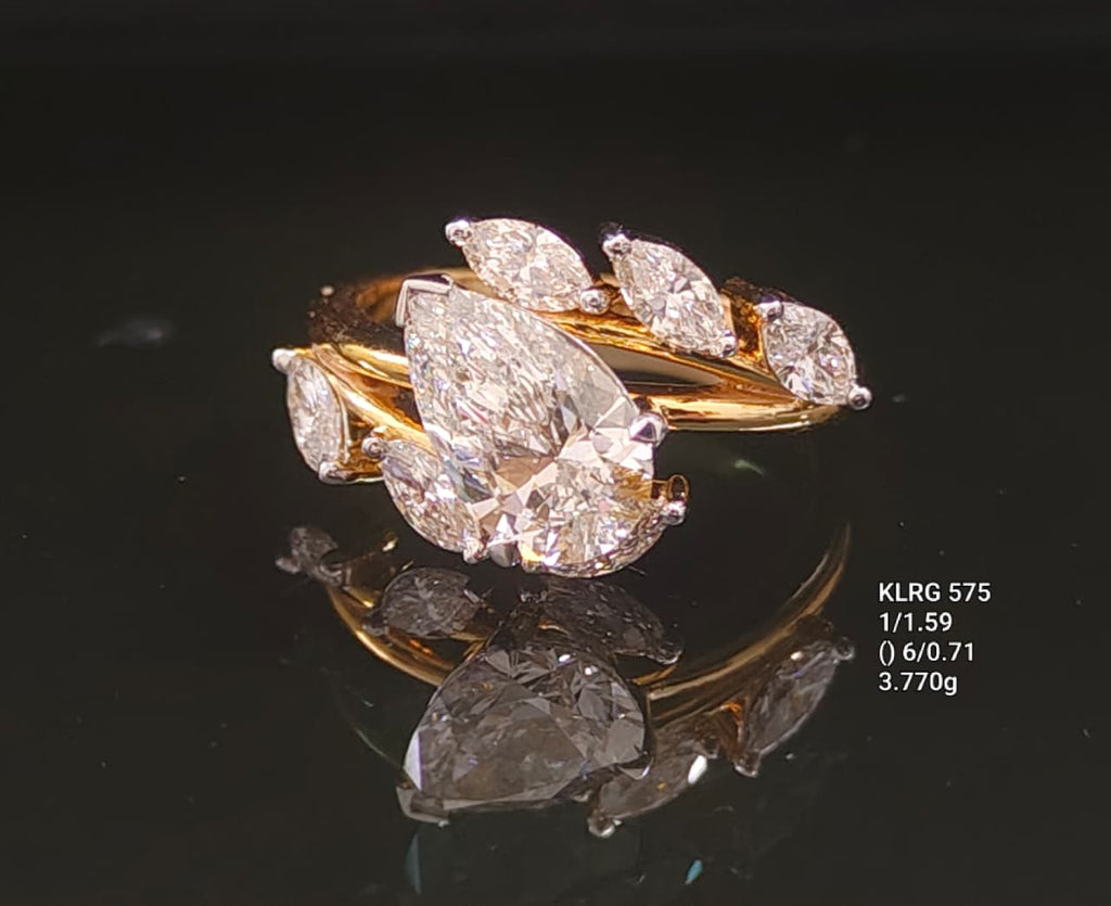 2.30Ct of Ring with the Purity of 18K