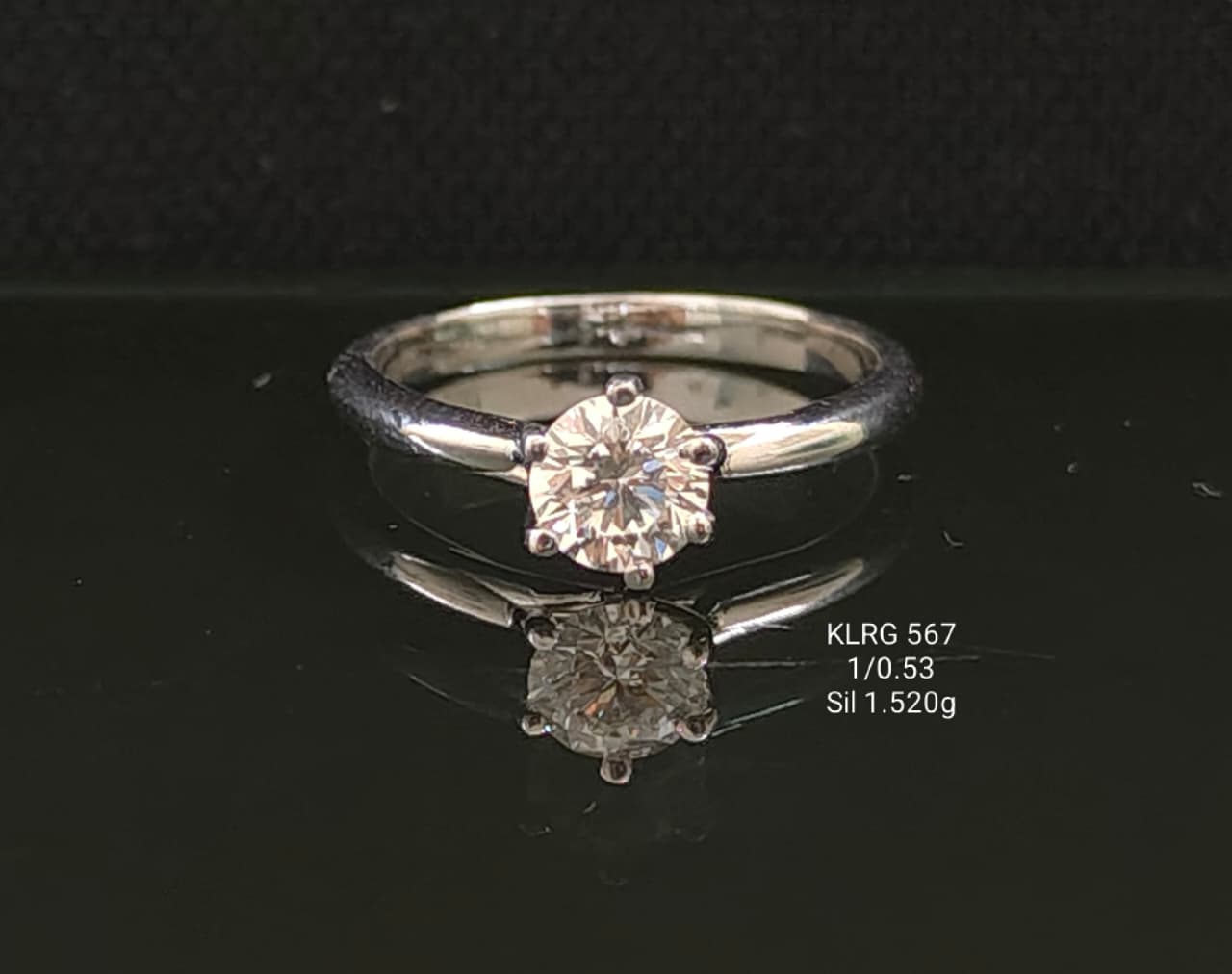 0.53Ct of Ring Made in Silver