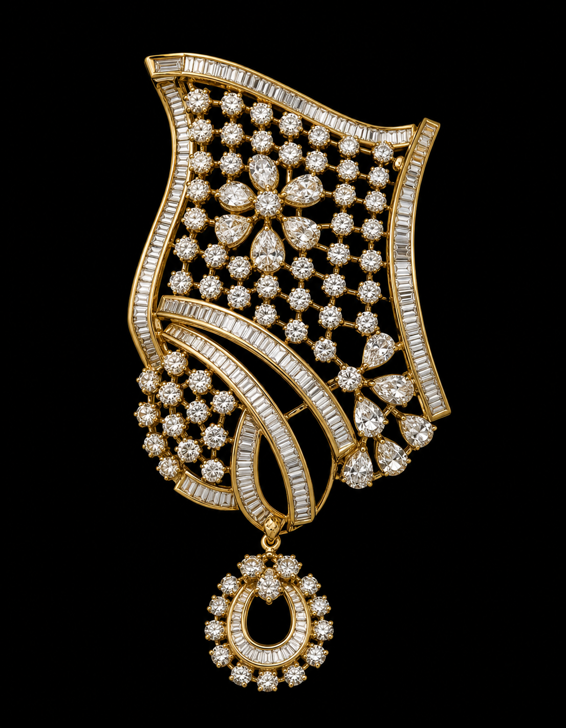 6.9Ct of Locket With the Purity of 18K