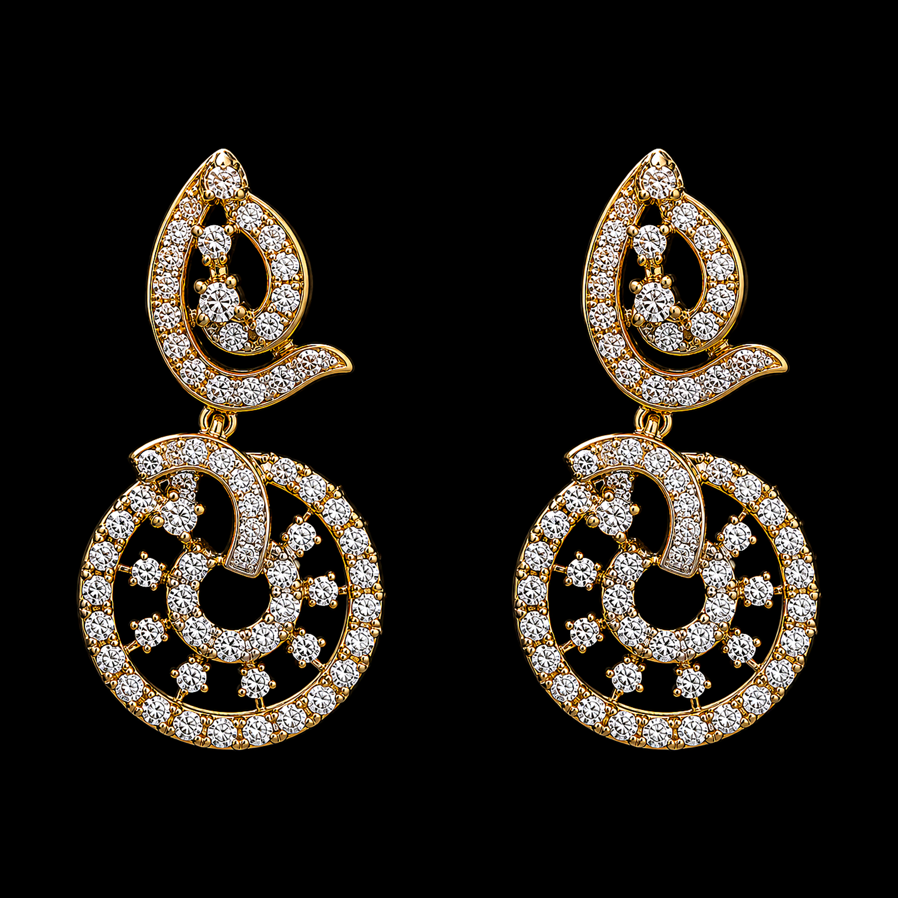 1.88Ct of Locket Earring With the Purity of 18K