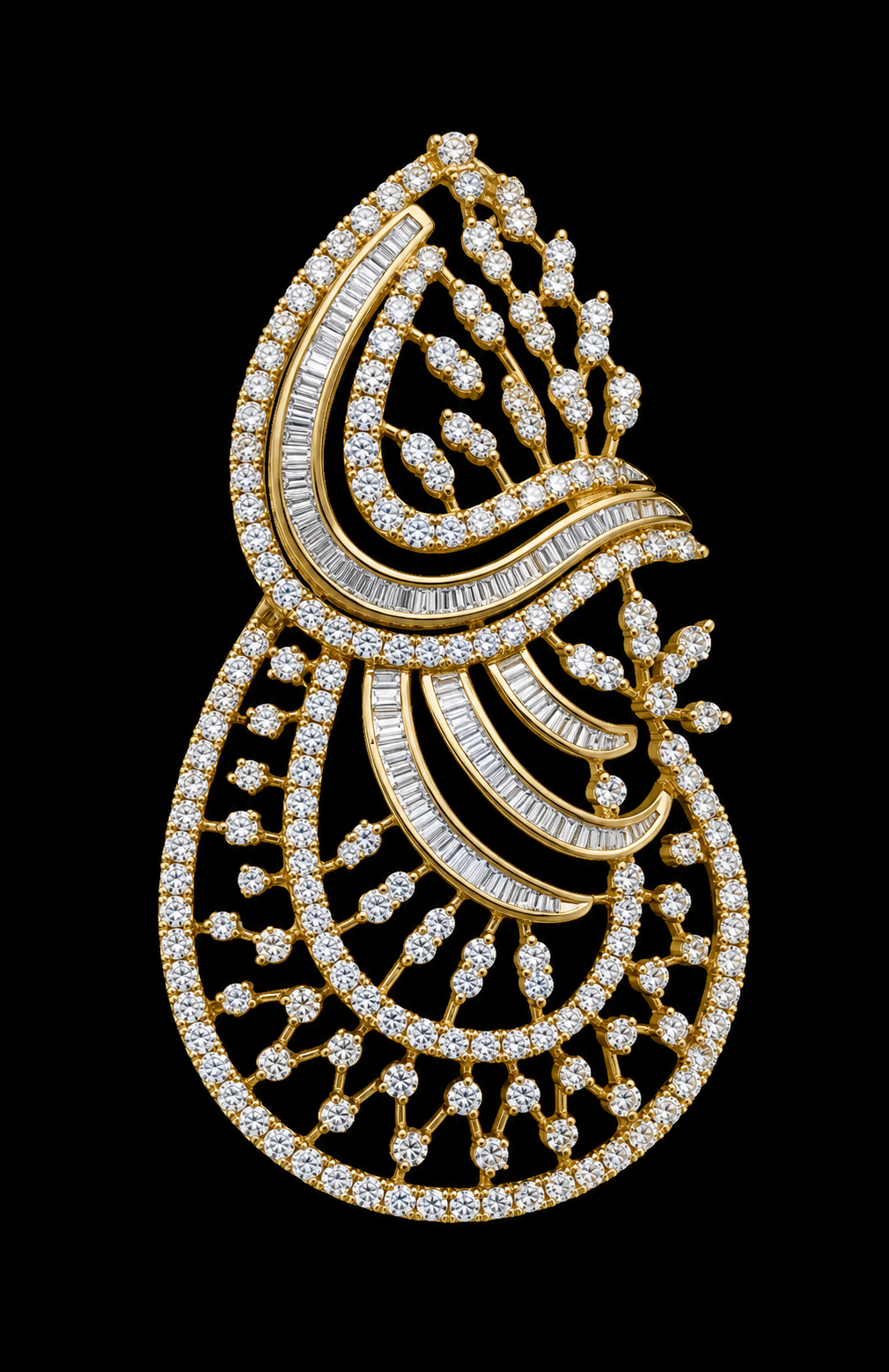 3.55Ct of Locket With the Purity of 18K