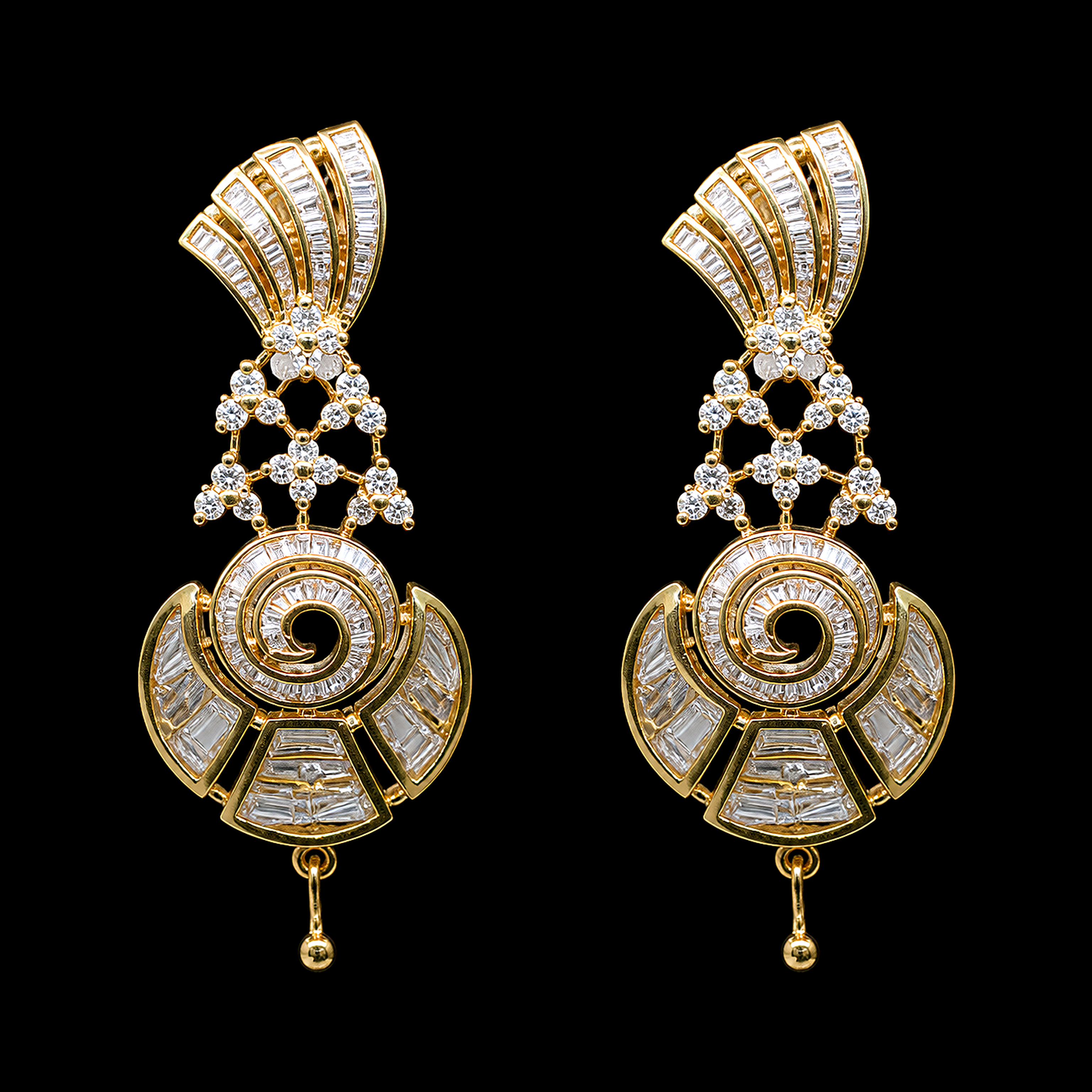 1.04Ct of Locket Earring With the Purity of 18K