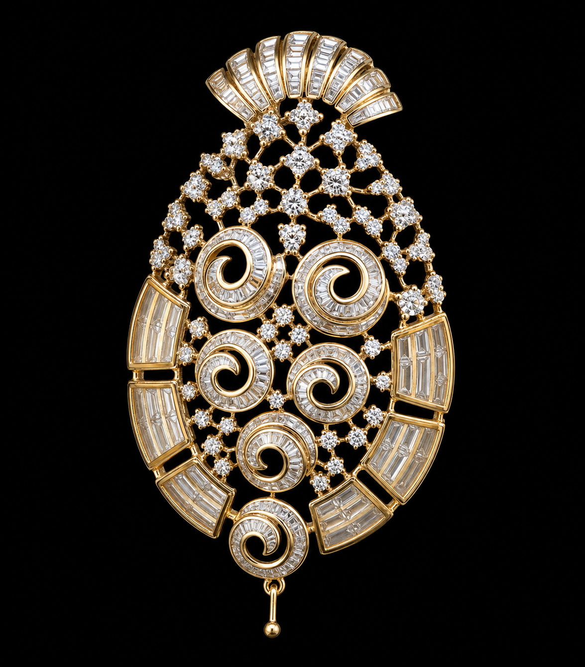 2.69Ct of Locket With the Purity of 18K