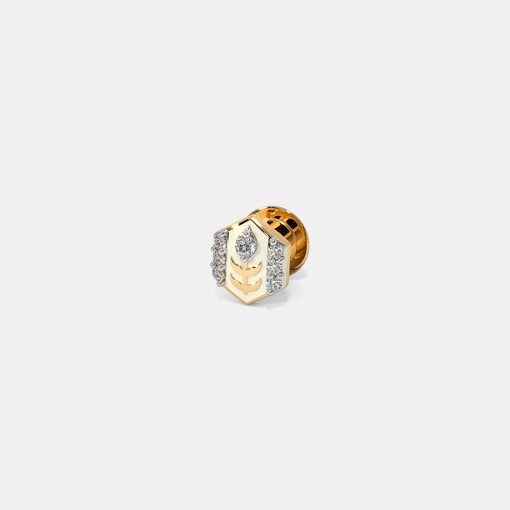 0.024 Ct Round watchAccessory with Purity of 14Kt