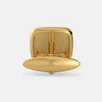 0.192 Ct Round cufflinks with Purity of 18Kt