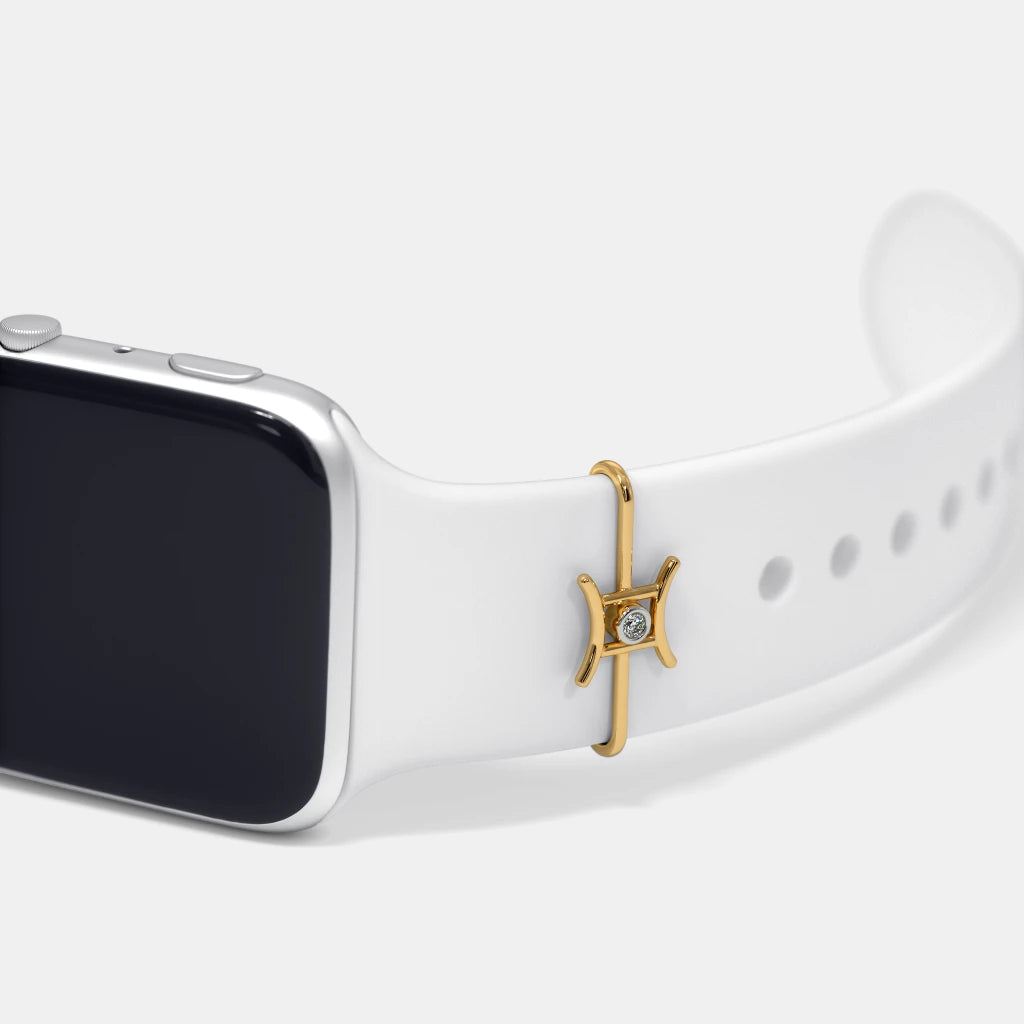 0.032 Ct Round watchAccessory with Purity of 14Kt