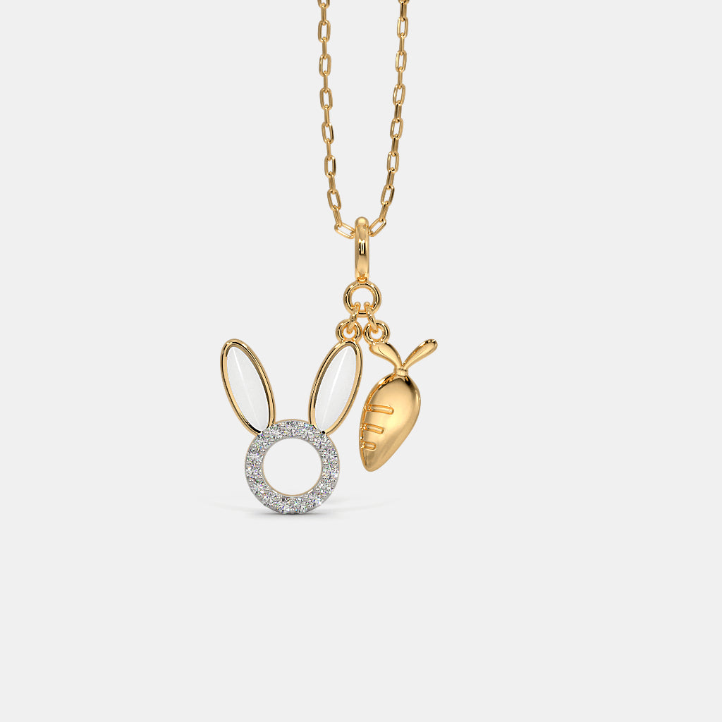 0.090 Ct Round charms with Purity of 18Kt