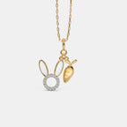 0.090 Ct Round charms with Purity of 18Kt