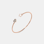 0.041 Ct Round Kids Bangle with Purity of 14Kt