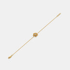 0.025 Ct Round bracelets with Purity of 18Kt