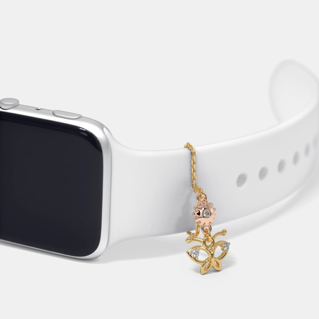 0.030 Ct Round watchAccessory with Purity of 14Kt