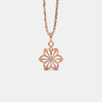 0.008 Ct Round charms with Purity of 18Kt