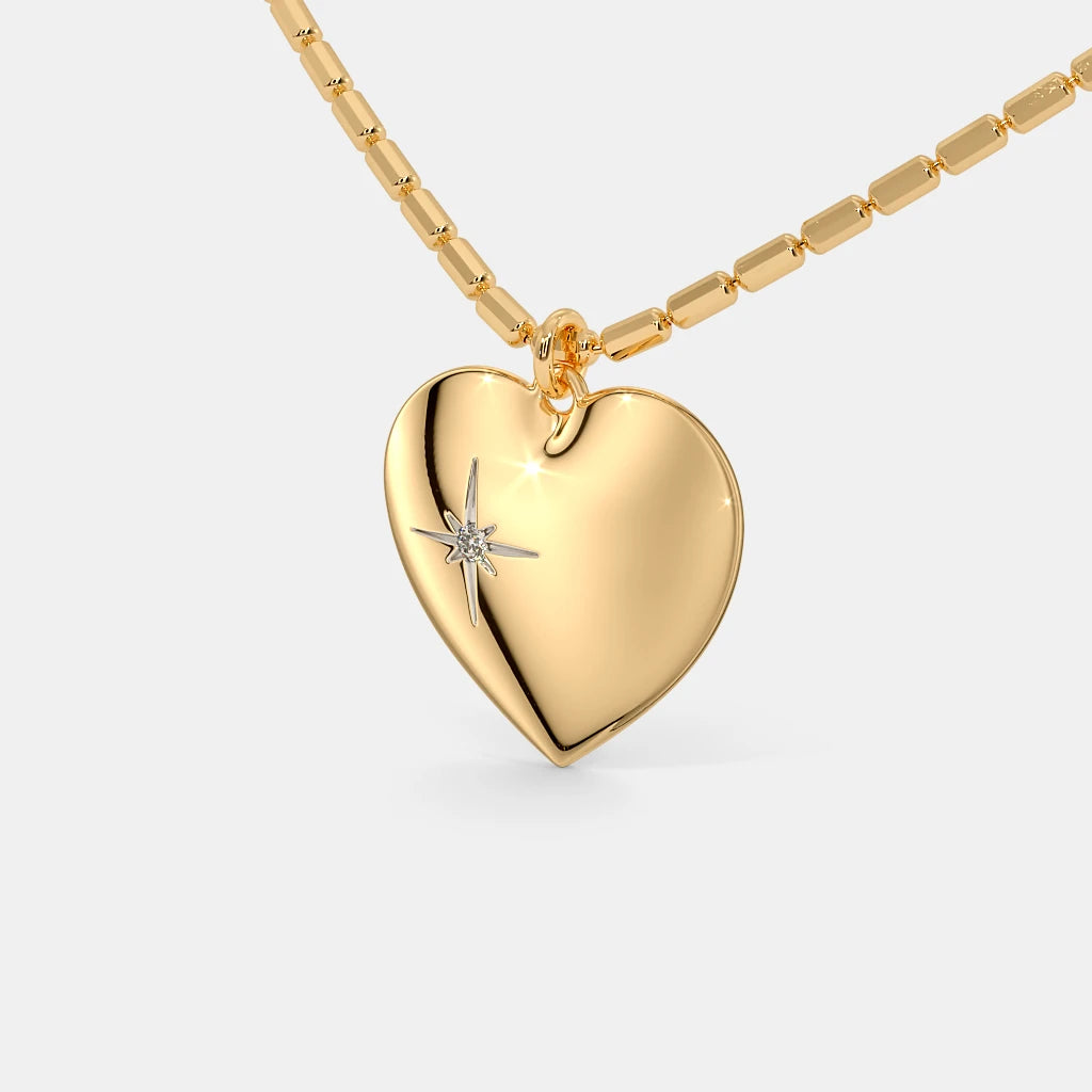 0.015 Ct Round necklaces with  of 18Kt