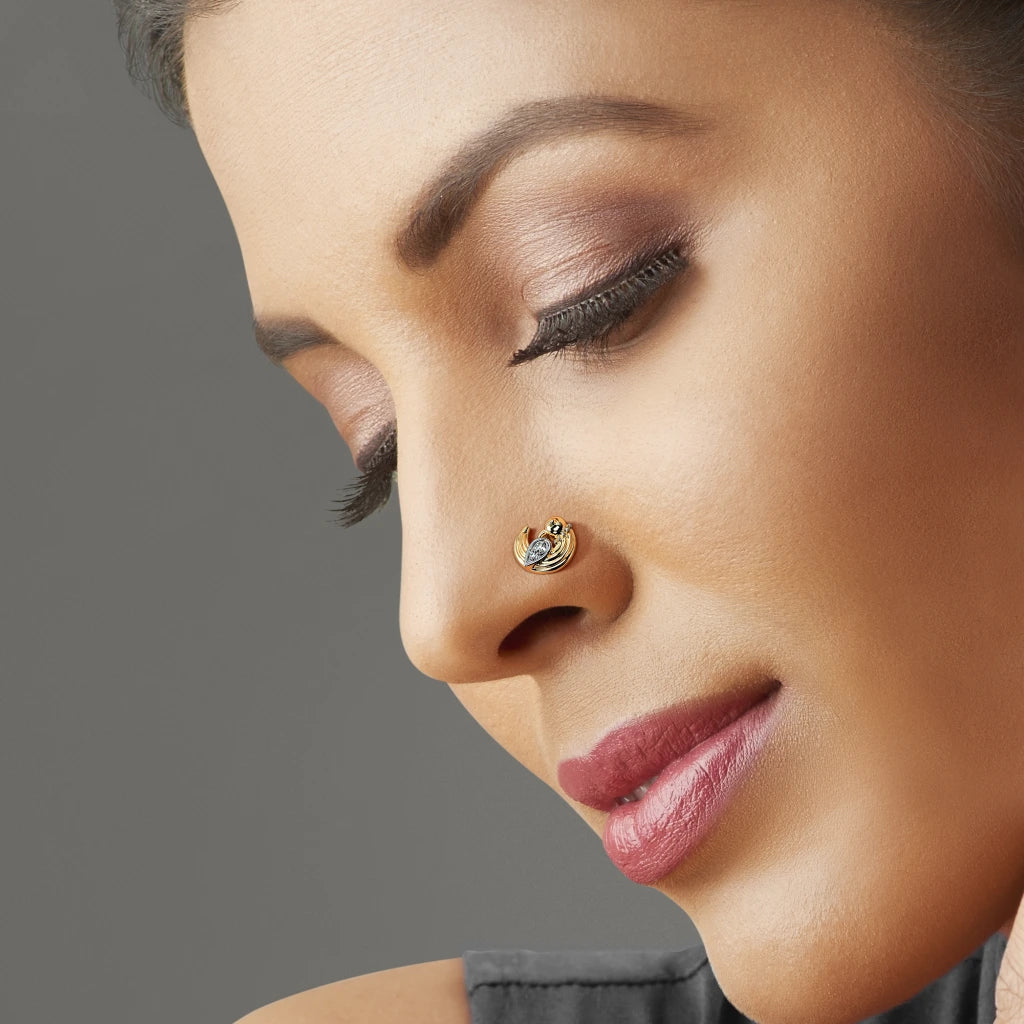 0.020 Ct Round nose pins with Purity of 18Kt