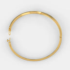 0.149 Ct Round bangles with Purity of 14Kt