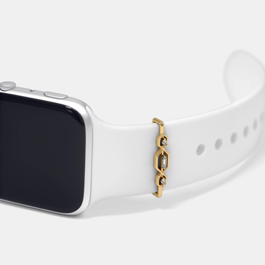 0.077 Ct Round watchAccessory with Purity of 14Kt