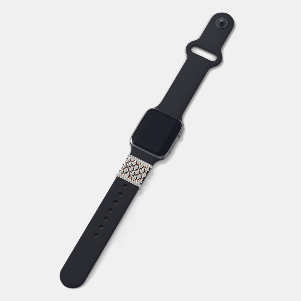 0.596 Ct Round watchAccessory with Purity of 14Kt