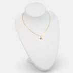 0.006 Ct Round necklaces with Purity of 14Kt