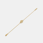 0.026 Ct Round bracelets with Purity of 18Kt