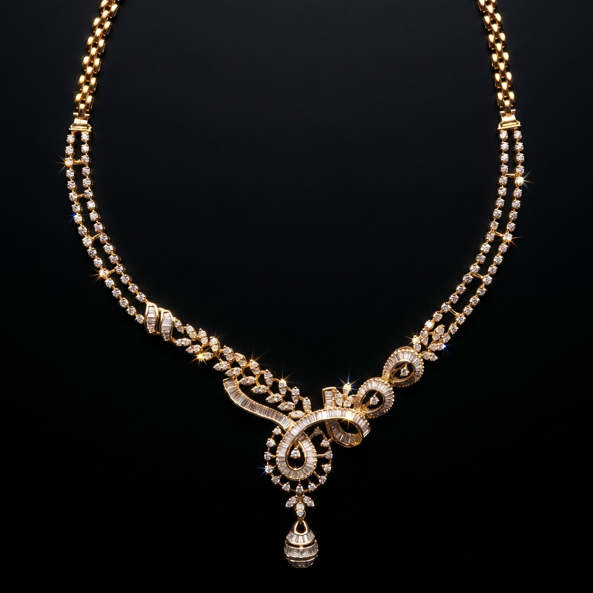 3.79Ct of Necklace With Purity of 14K