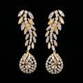 3.36Ct of Long Earring With Purity of 14K