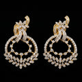 2.01Ct of Long Earring With Purity of 14K