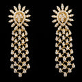 4.48Ct of Long Earring With Purity of 14K