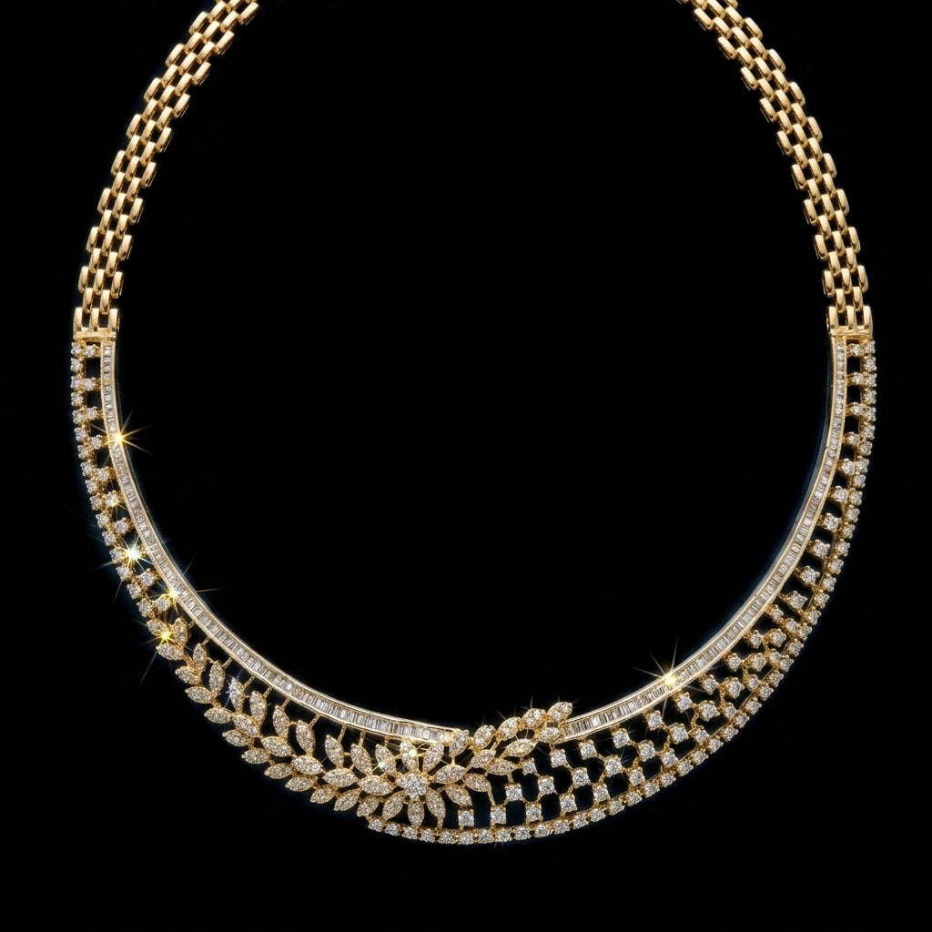 5.78Ct of Necklace With Purity of 14K