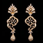 2.84Ct of Long Earring With the Purity of 14K
