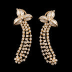 2.92Ct of Long Earring With the Purity of 14K