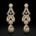 1.79Ct of Long Earring With the Purity of 14K