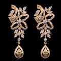 2.32Ct of Long Earring with the Purity of18K
