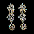 2.91Ct of Long Earring with the Purity of18K