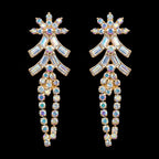 1.56Ct of Long Earring with the Purity of18K