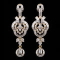 1.81Ct of Long Earring with the Purity of18K