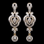 1.81Ct of Long Earring with the Purity of18K