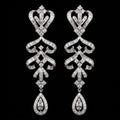 2.55Ct of Long Earring with the Purity of18K