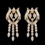 1.51Ct of Long Earring with the Purity of18K